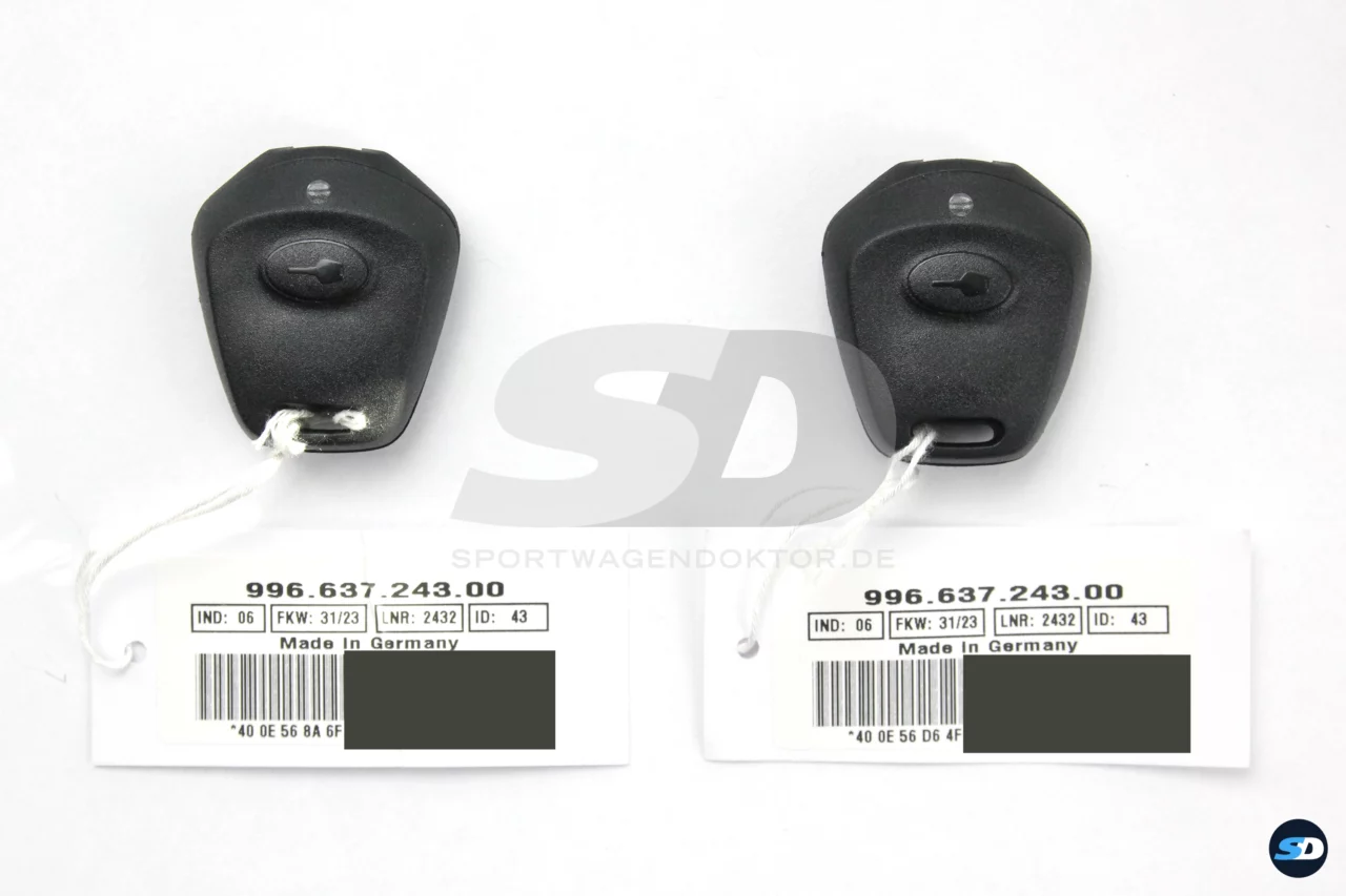 Bild vergrößern - Neue Handsender für Porsche 996 ohne PAS-Code