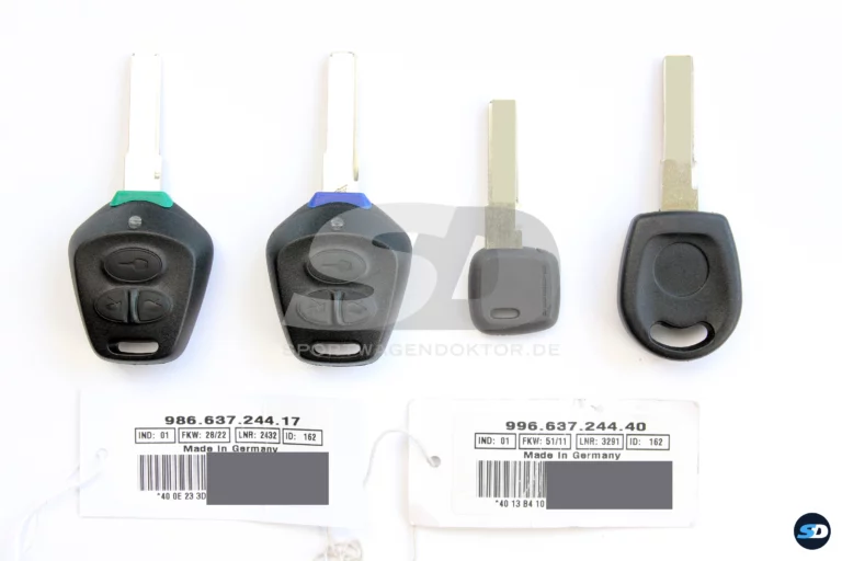 Sportwagendoktor.de - Porsche 986 – Neue Schlüssel mit Hürden