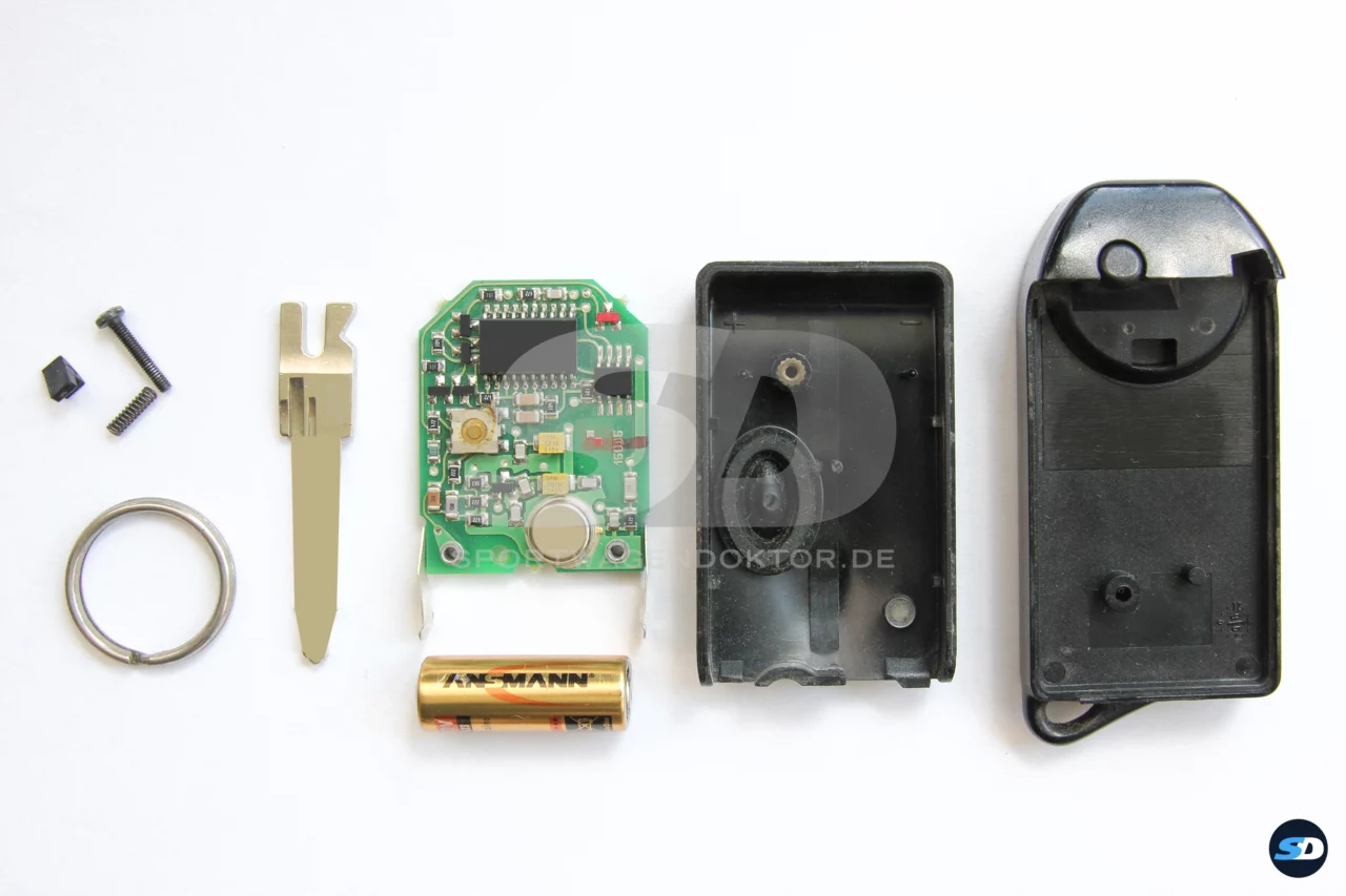 Bild vergrößern - Porsche 993 – Umbau Klappschlüssel