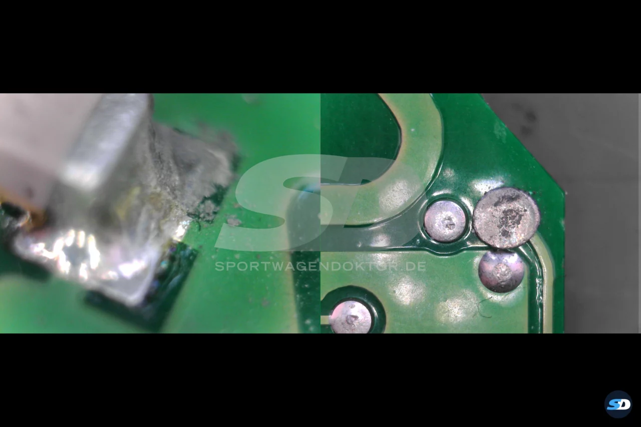 Bild vergrößern - Porsche 993 – Umbau Klappschlüssel