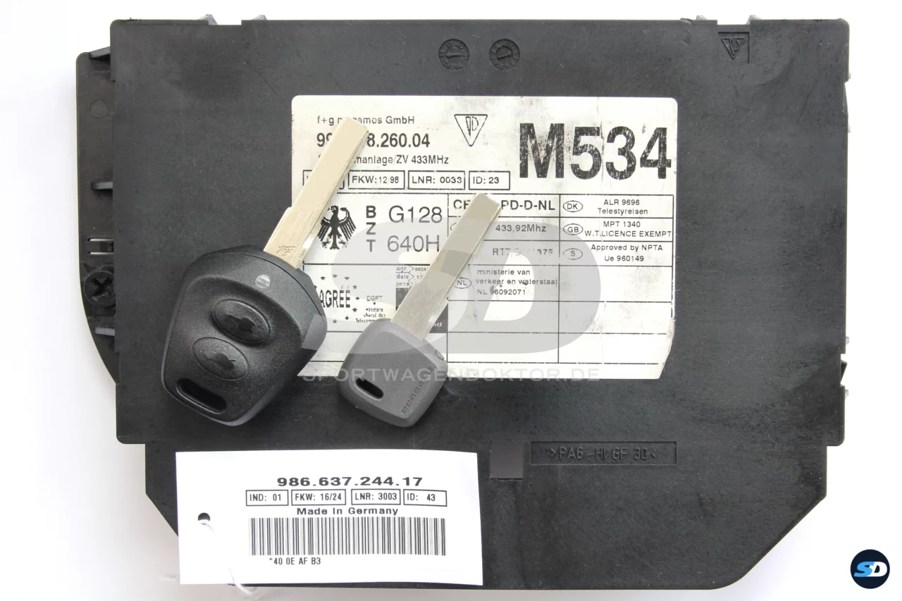 Bild vergrößern - Porsche 986 – Reparatur M534 und neue Schlüssel