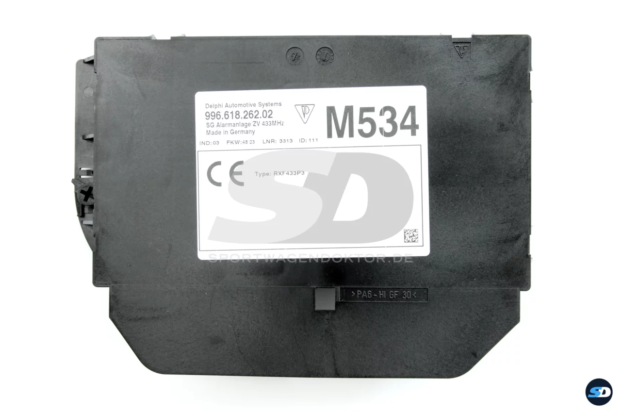 Bild vergrößern - Porsche 996 – verpfuschtes Alarmsteuergerät M534