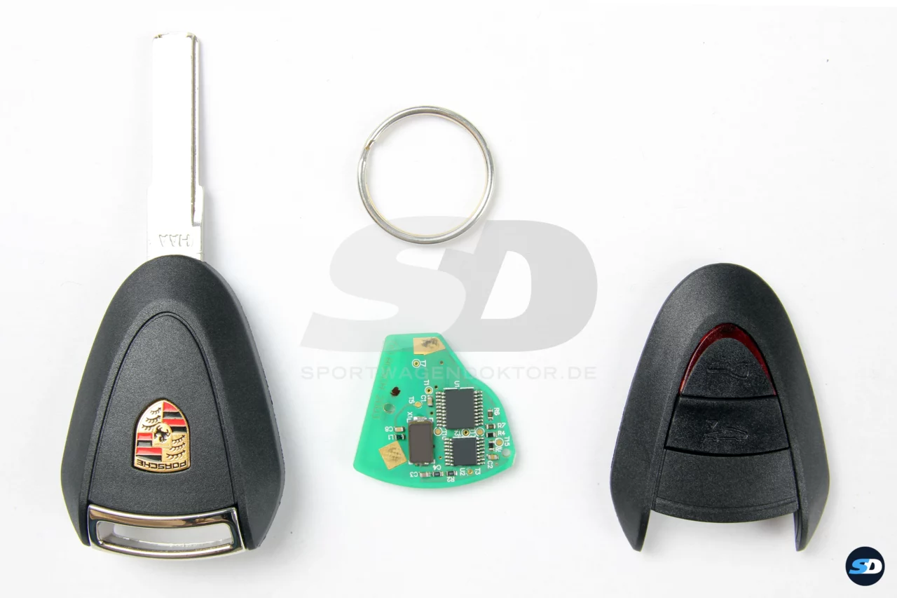 Bild vergrößern - Porsche 997 – Reparatur Funkschlüsselgehäuse