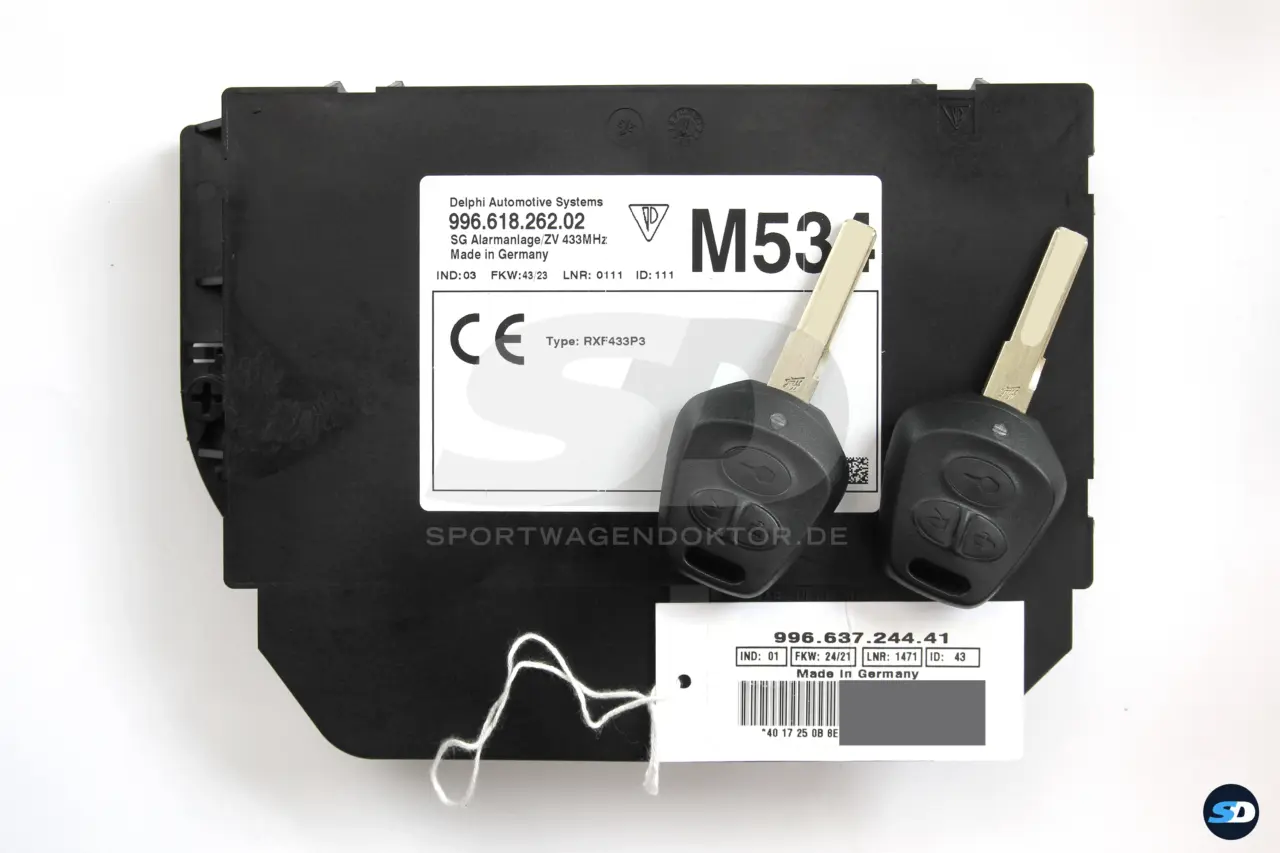 Bild vergrößern - Porsche 996 – Prüfung Alarmsteuergerät M534