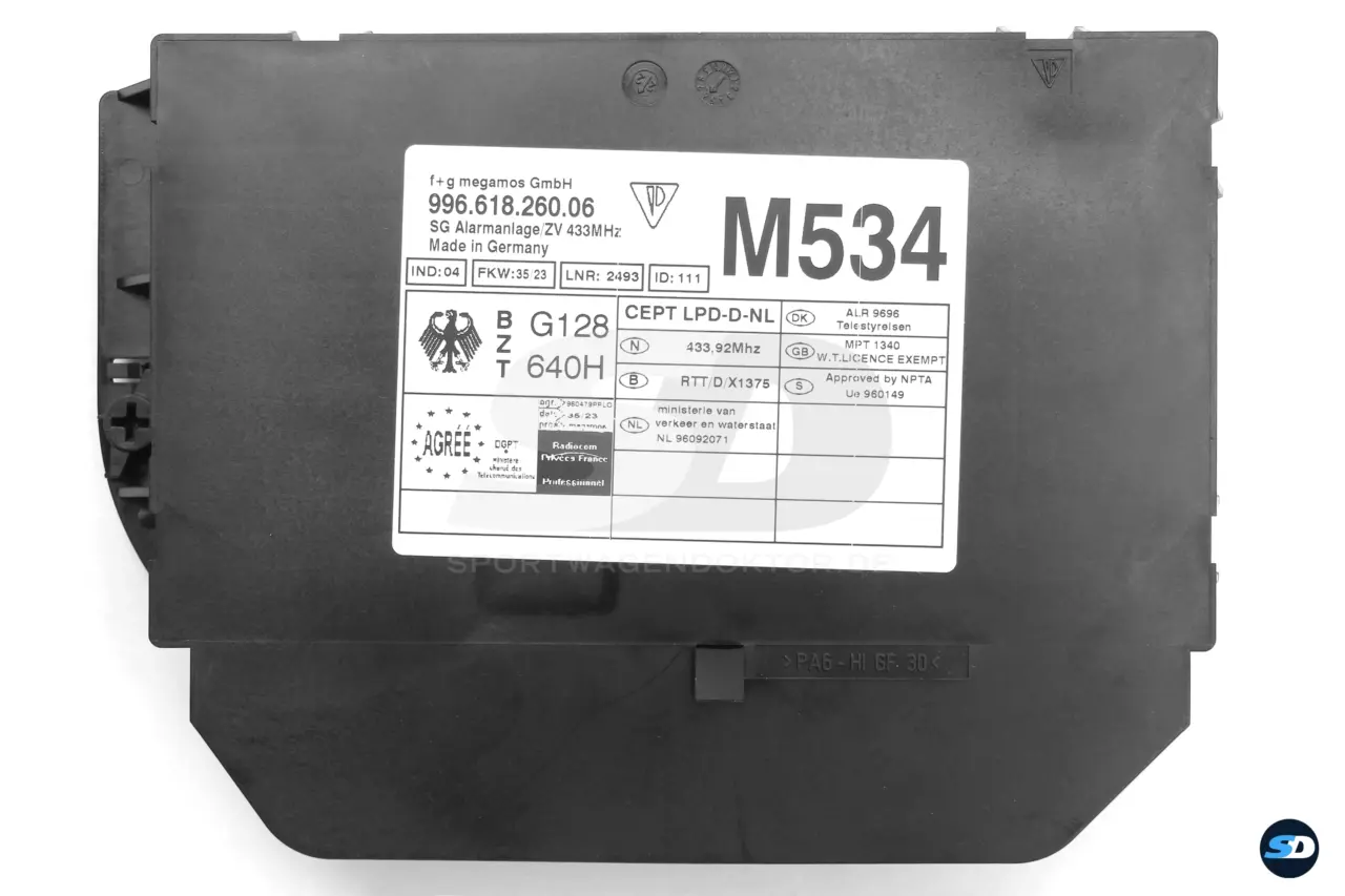 Bild vergrößern - Porsche 996 – startet nicht, Ausfall Karosseriefunktionen