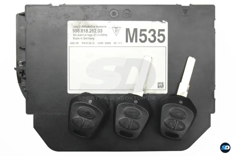 Aktuelles Arbeitsbeispiel - Porsche 986 – Wasserschaden M535