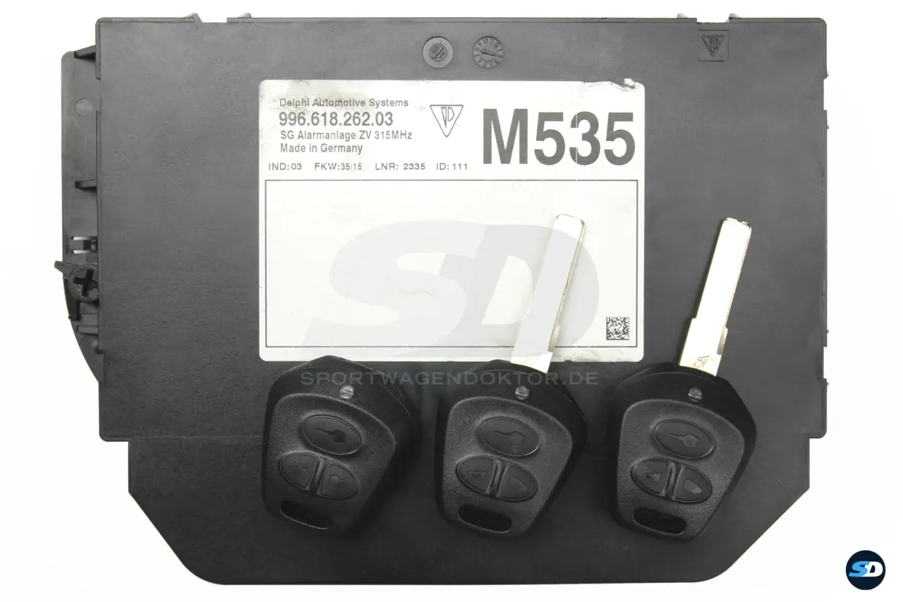 Aktuelles Arbeitsbeispiel - Porsche 986 – Wasserschaden M535