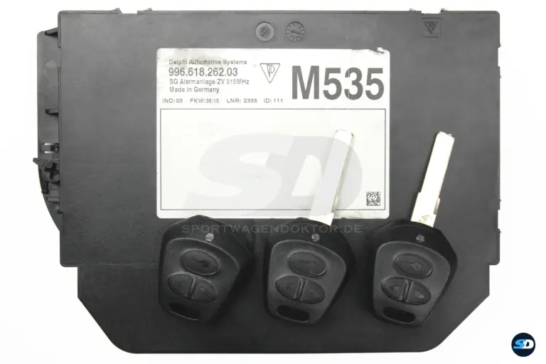 Aktuelles Arbeitsbeispiel - Porsche 986 – Wasserschaden M535