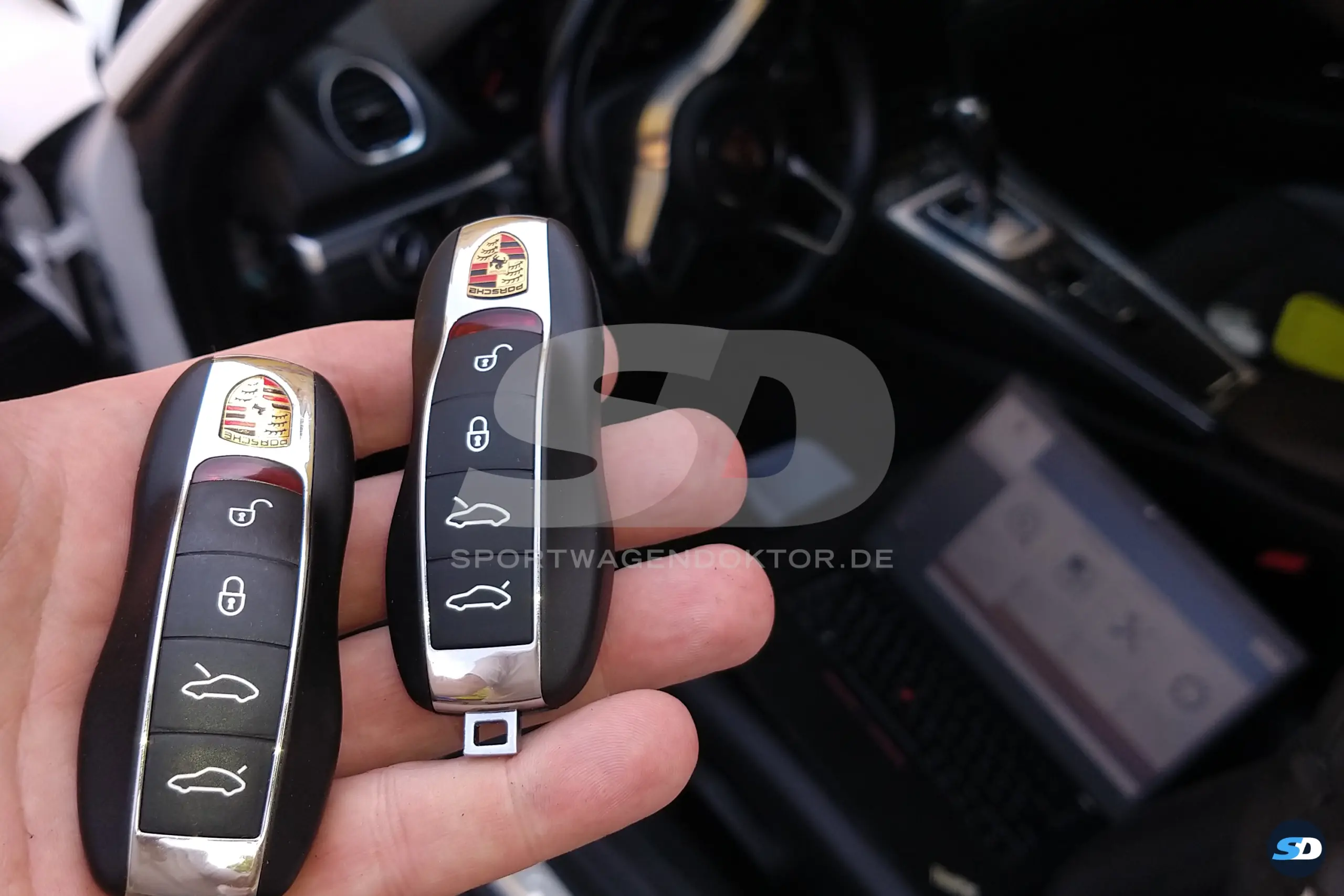 Bild vergrößern - Spektrum Porsche 981 Cayman und Boxster und Porsche 911 718 991 Funkschlüssel